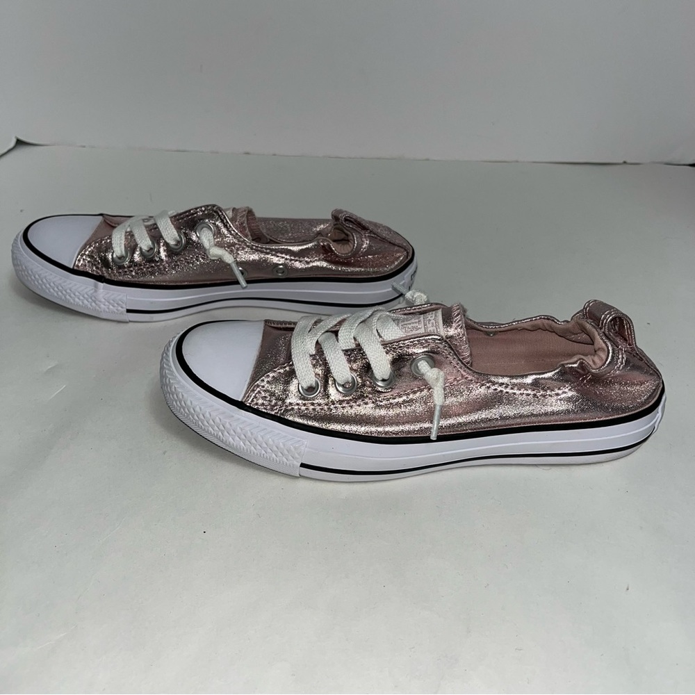 Converse Metallic Pink Sneakers - Picture 6 of 14